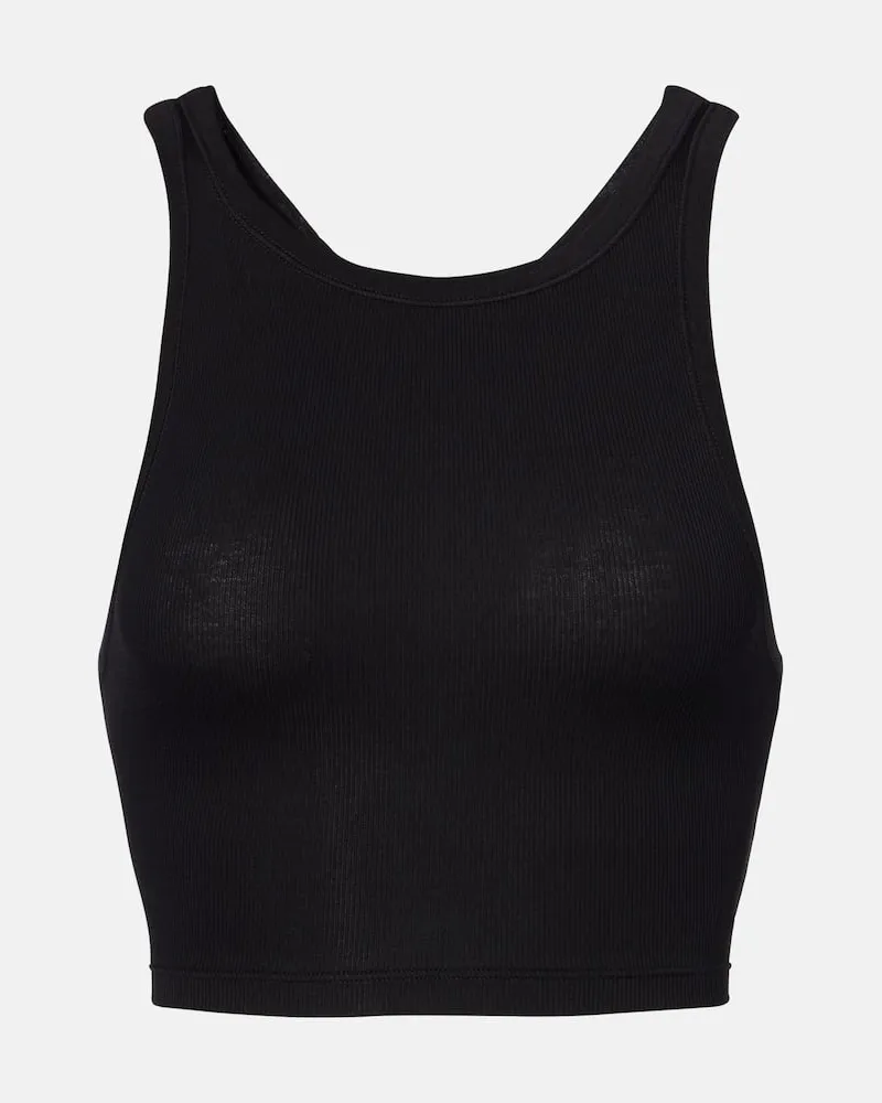 Calvin Klein Cropped-Top Pamela aus einem Baumwollgemisch Schwarz