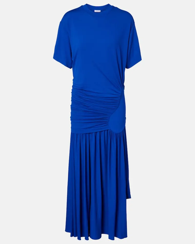 Ferragamo Minikleid aus Jersey Blau