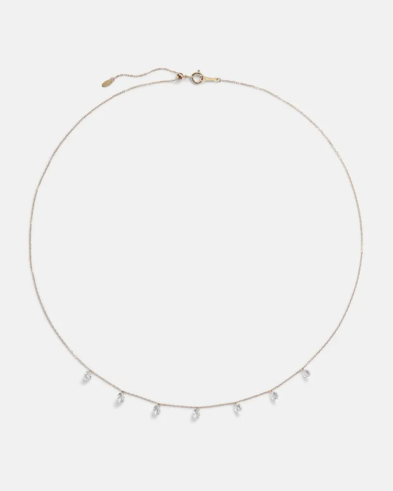 PERSEE Persée Halskette Danaé aus 18kt Gelbgold mit Diamanten Gold