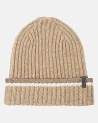 Brunello Cucinelli Beanie aus Kaschmir Braun