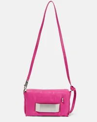 Rick Owens Schultertasche aus Leder Pink