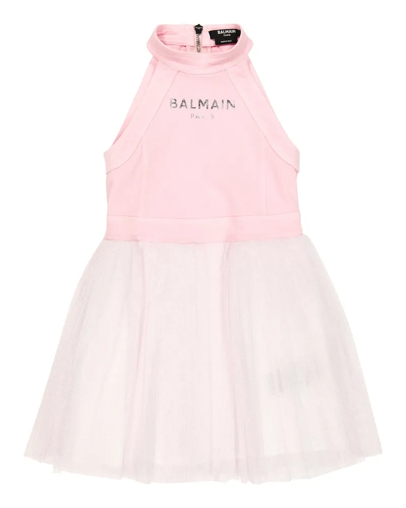 Balmain Kleid aus Tüll Multicolor