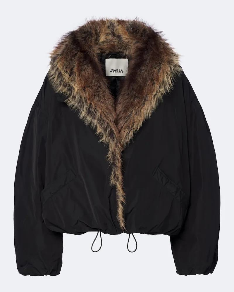 Isabel Marant Parka Charone Schwarz