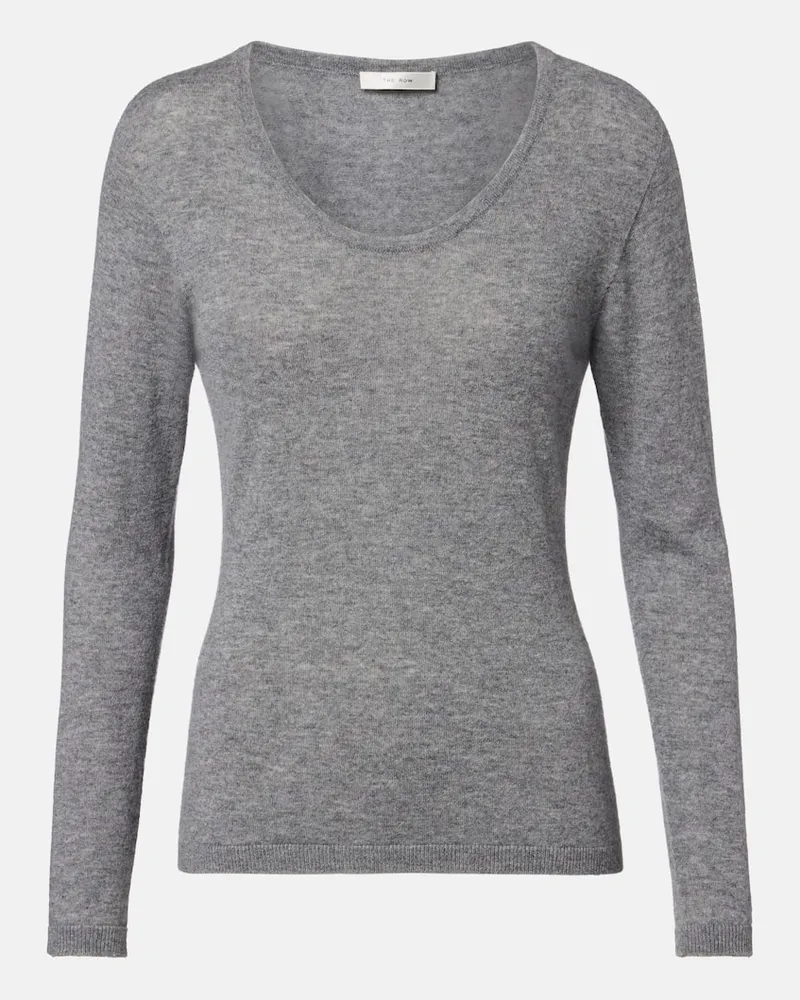 The Row Pullover Nezana aus Kaschmir Grau