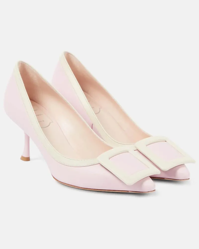 Roger Vivier Pumps Viv' In the City aus Leder Rosa