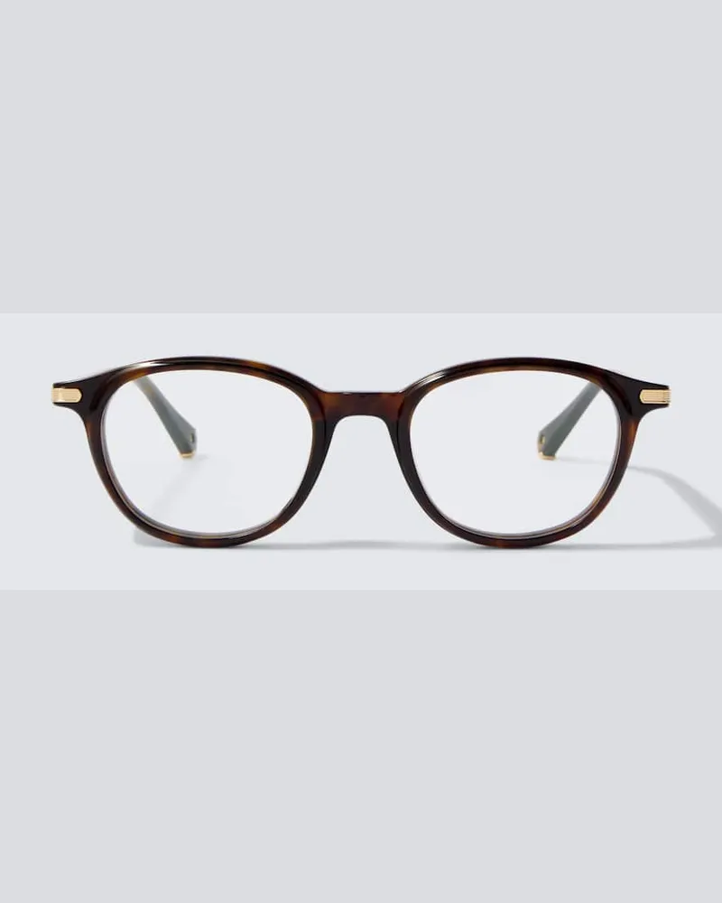 Cartier Runde Brille Signature C De Cartier Braun