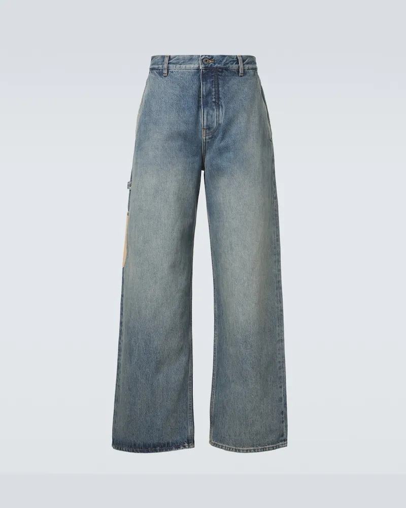 Loewe Straight Jeans Blau