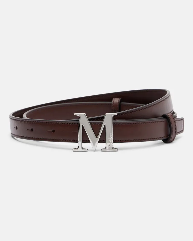 Max Mara Gürtel aus Leder Braun