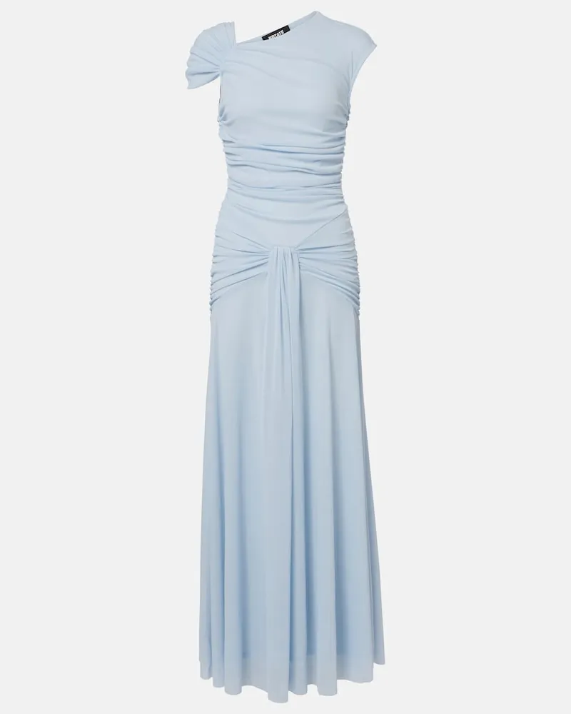 ROTATE Birger Christensen Maxikleid Blau