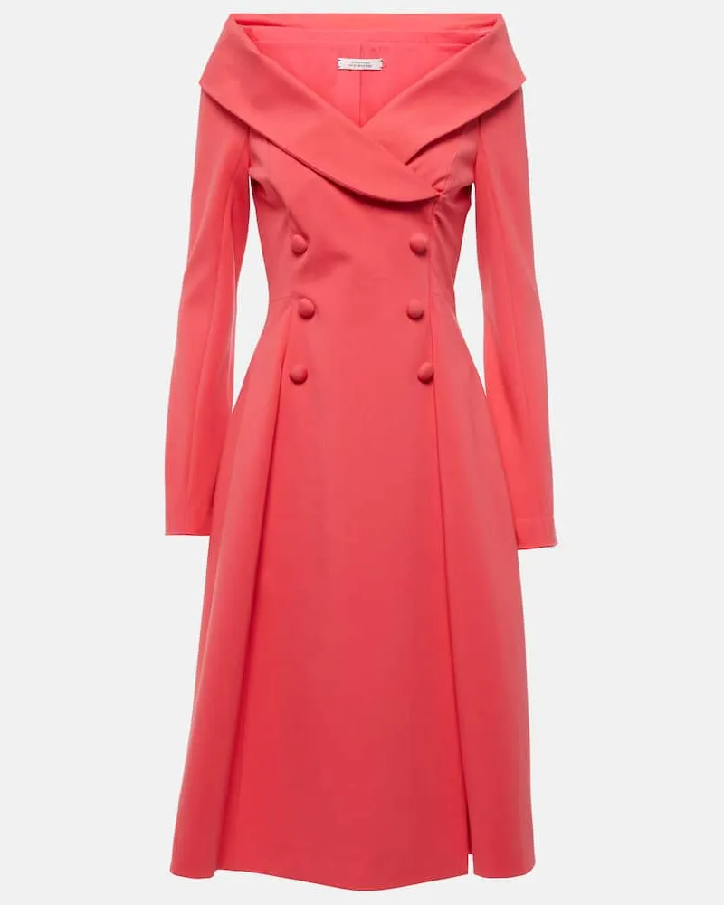 Dorothee Schumacher Off-Shoulder-Midikleid Rosa