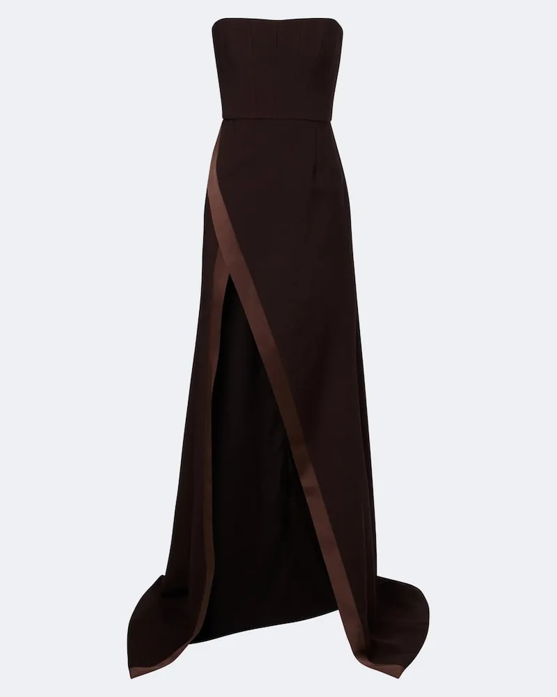 The New Arrivals Ilkyaz Ozel Bustier-Robe Nefertiti Braun