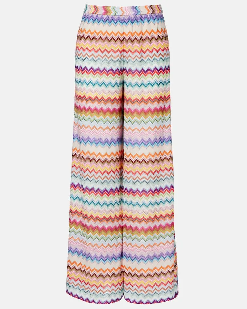 Missoni Palazzo-Hose Multicolor