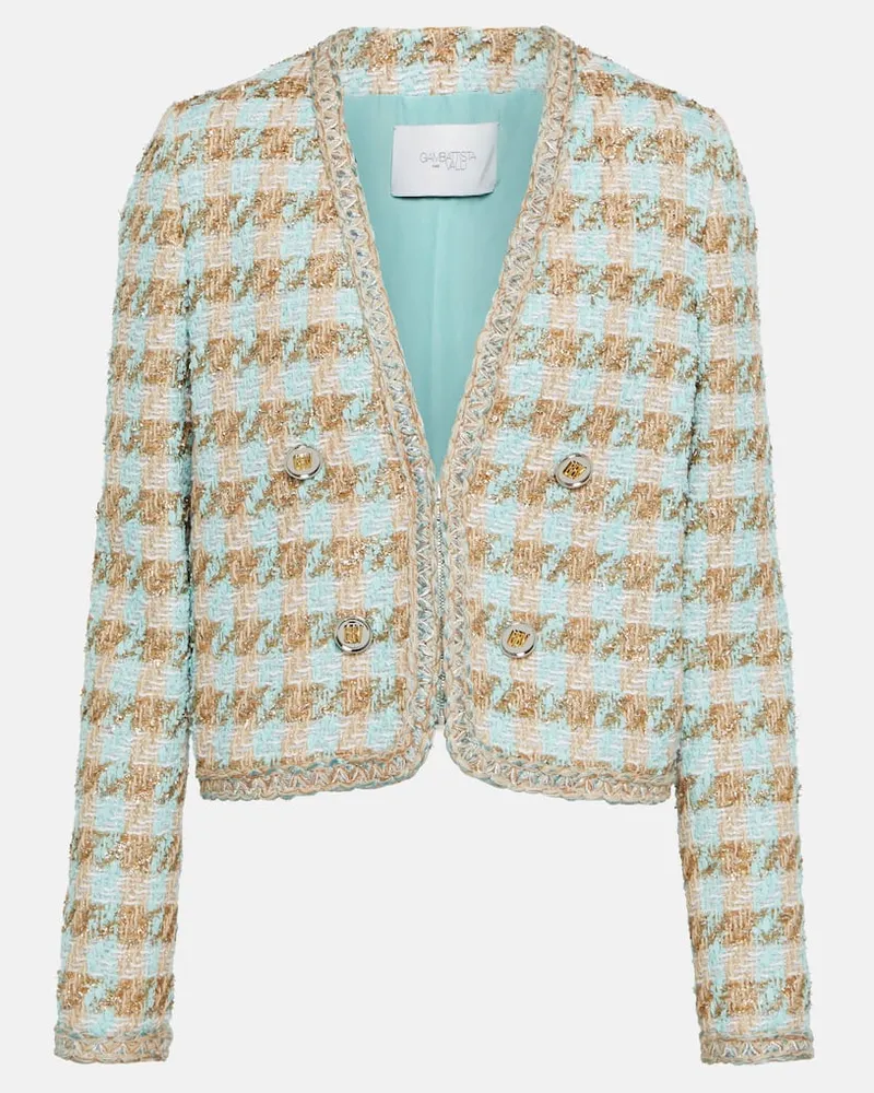 Giambattista Valli Jacke aus Tweed Multicolor