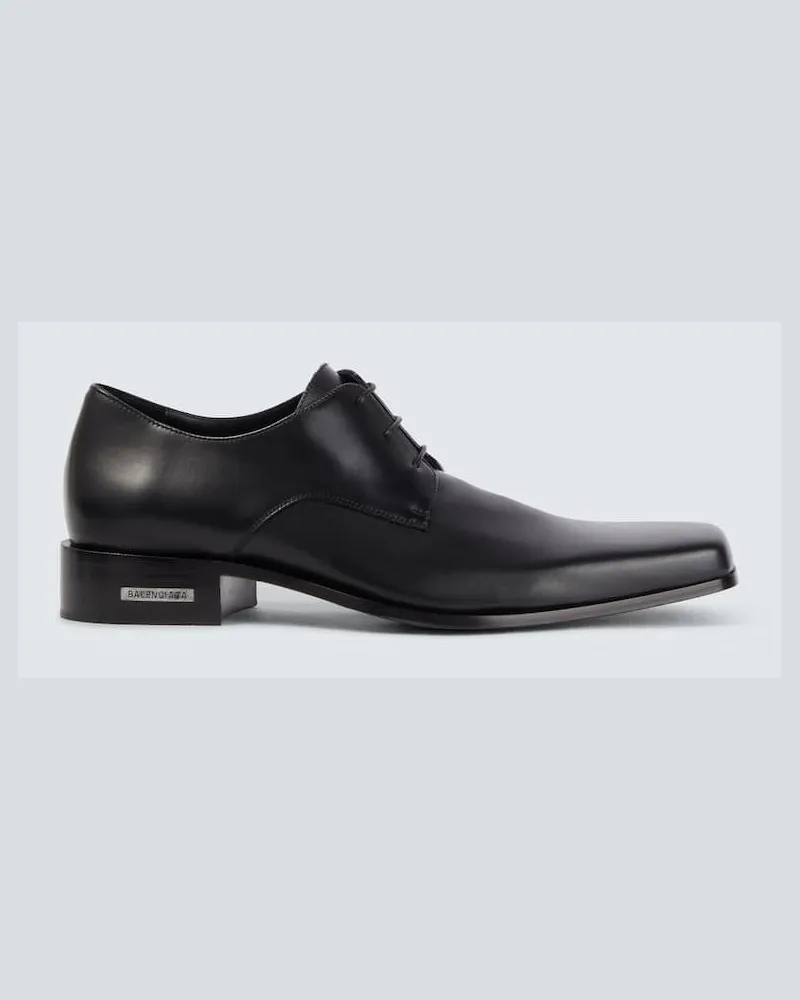 Balenciaga Schnürschuhe Concorde aus Leder Schwarz