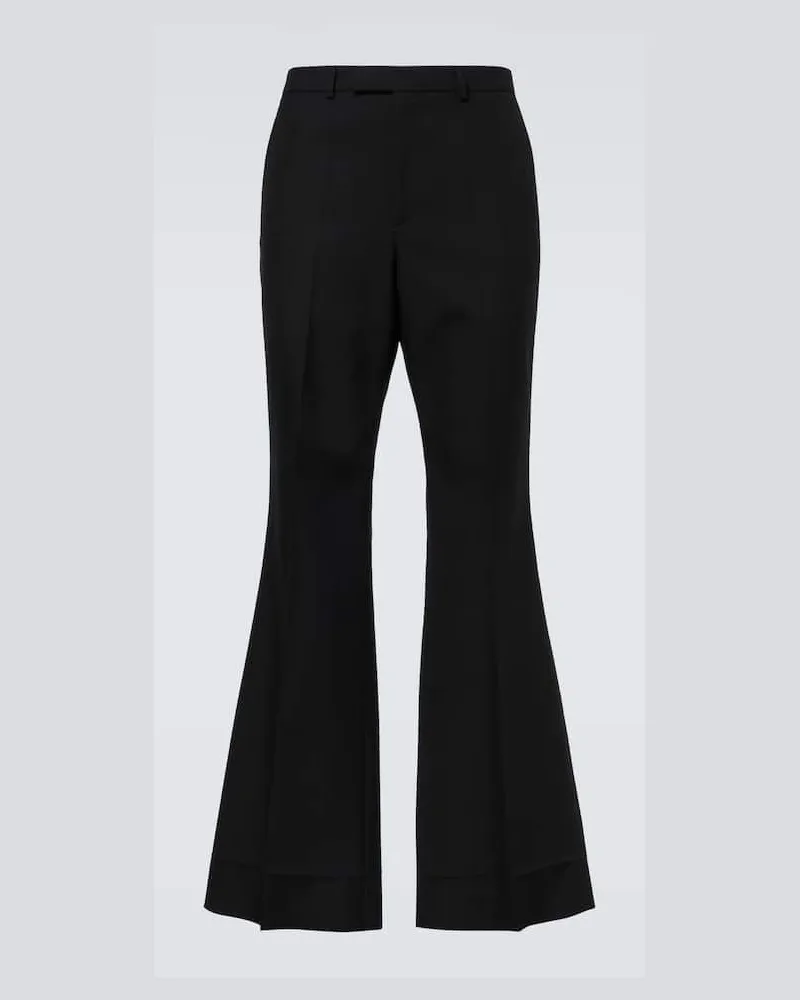 Valentino Garavani High-Rise-Schlaghose Schwarz