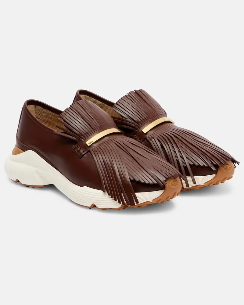 TOD'S Sneakers aus Leder Braun