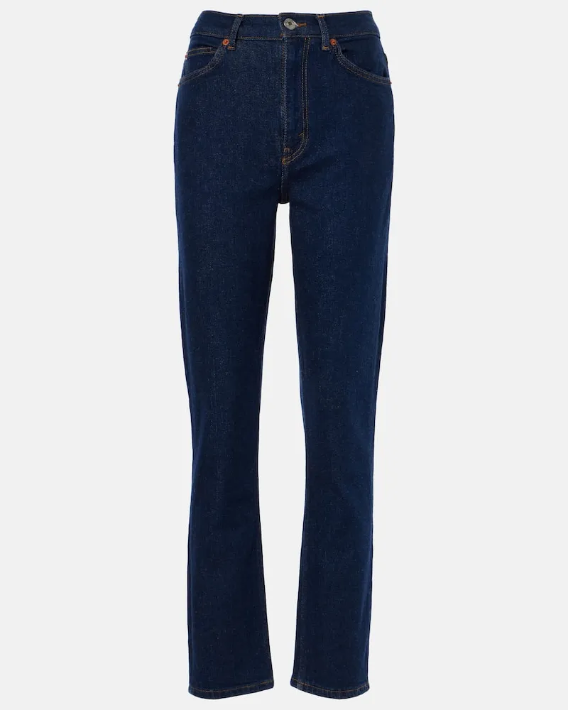 RE/DONE Straight Jeans 70s Blau
