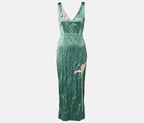 Midikleid aus Satin