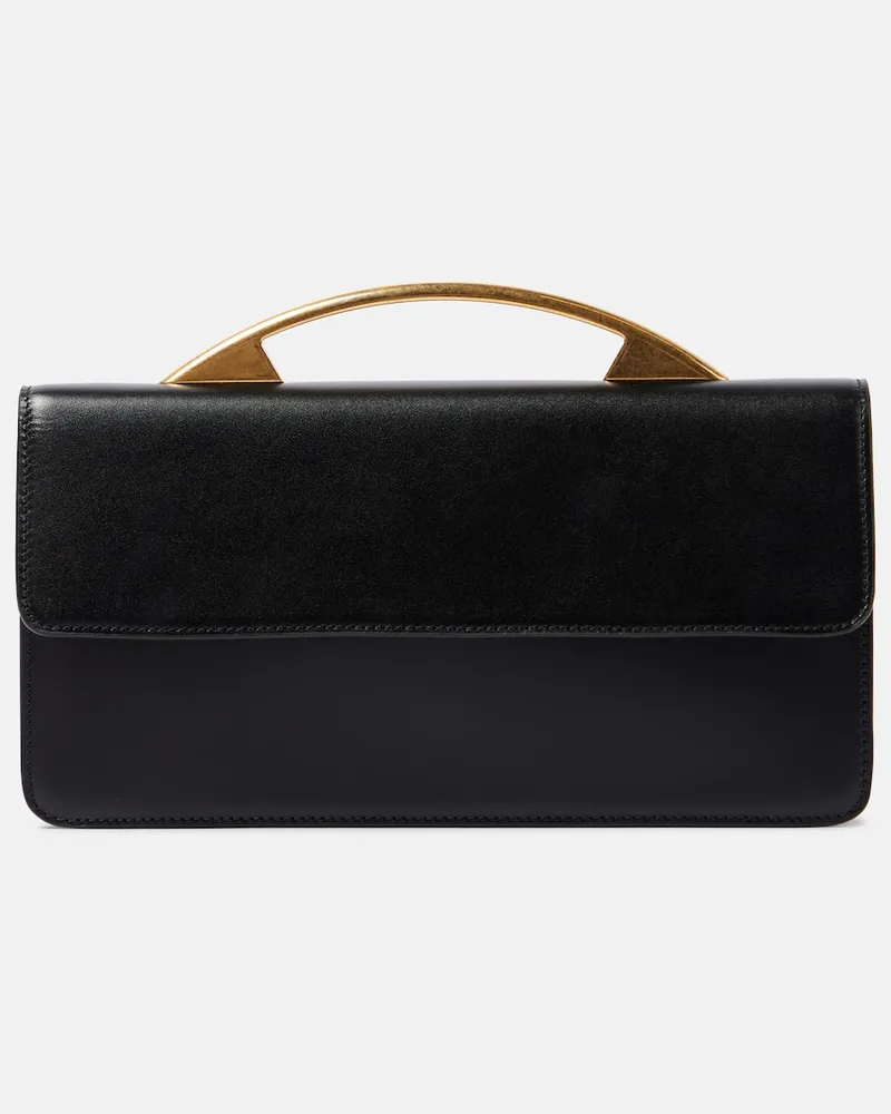 The Row Schultertasche Nia aus Leder Schwarz