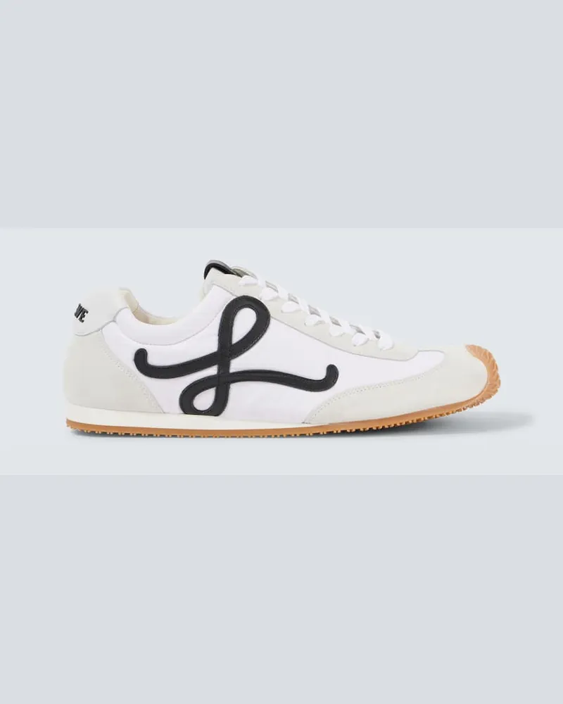 Loewe Sneakers Ballet Runner 2.0 mit Veloursleder Weiß