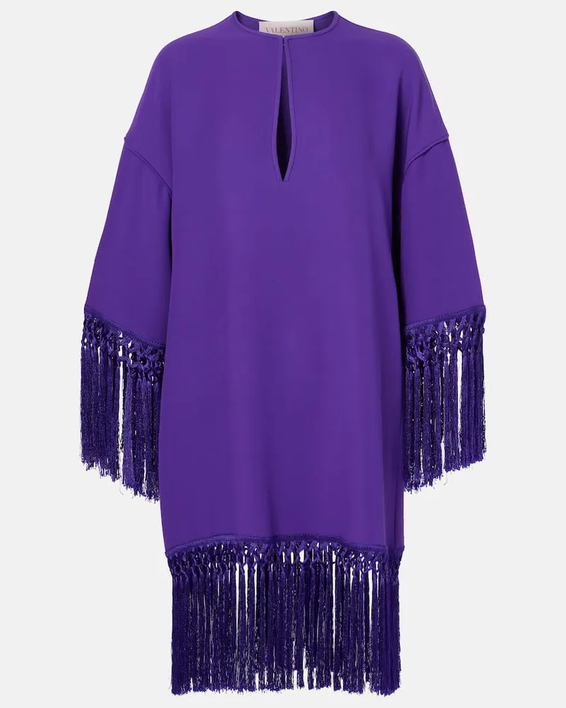 Valentino Garavani Tunika aus Seiden-Duchesse Lila