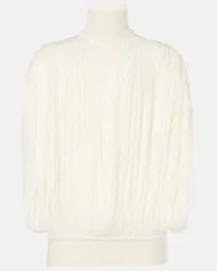 Alaïa Alaia Top aus Wolle Weiss