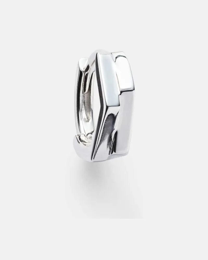 Repossi Einzelner Ohrring Antifer aus 18kt Weißgold Weiß
