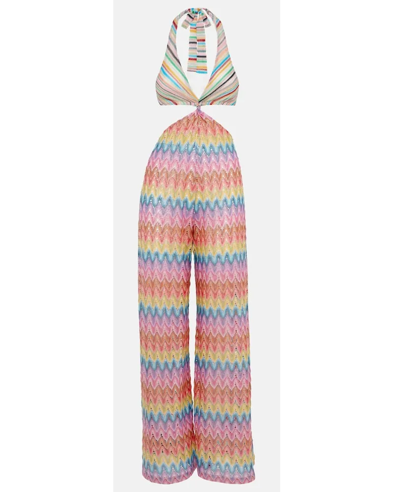 Missoni Jumpsuit aus Haekelstrick Multicolor