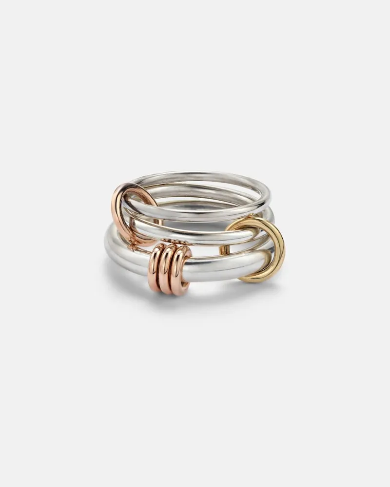 Spinelli Kilcollin Ring Orion aus Sterlingsilber mit 18kt Gelb- und Roségold Silber