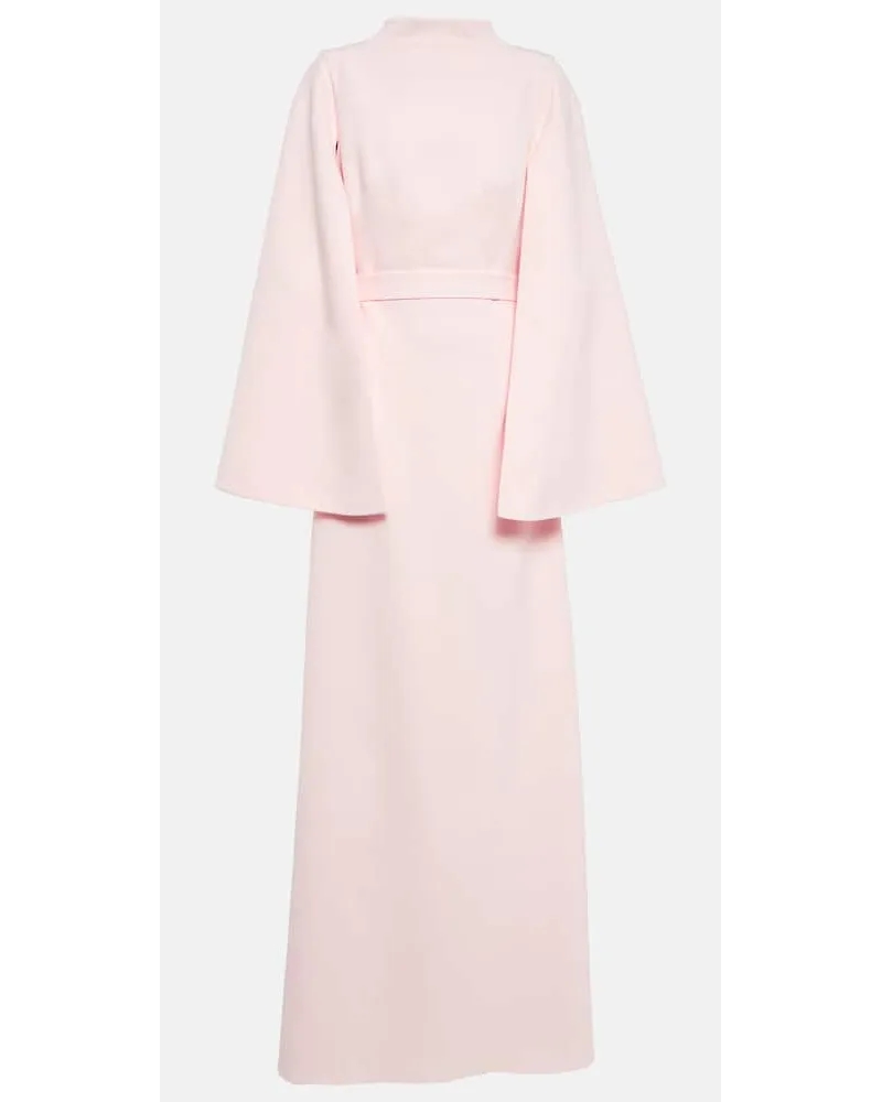 Safiyaa Robe aus Crepe Pink