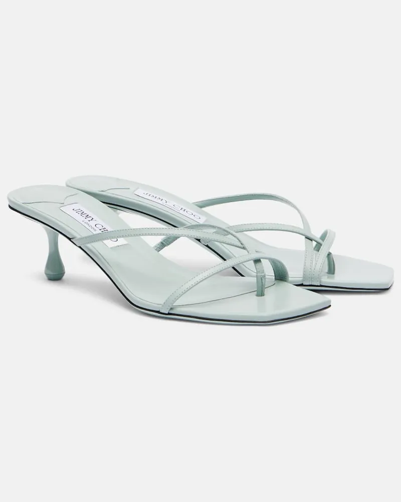 Jimmy Choo Sandalen Etana 50 aus Leder Grün