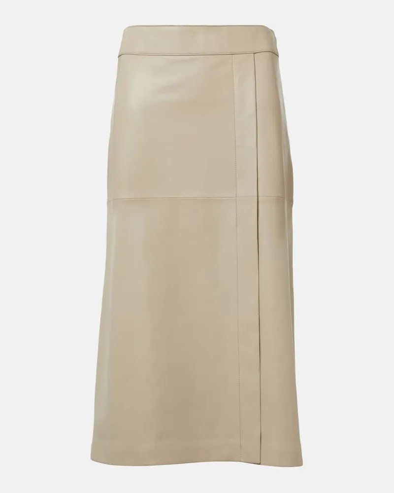 Joseph Midirock aus Leder Beige
