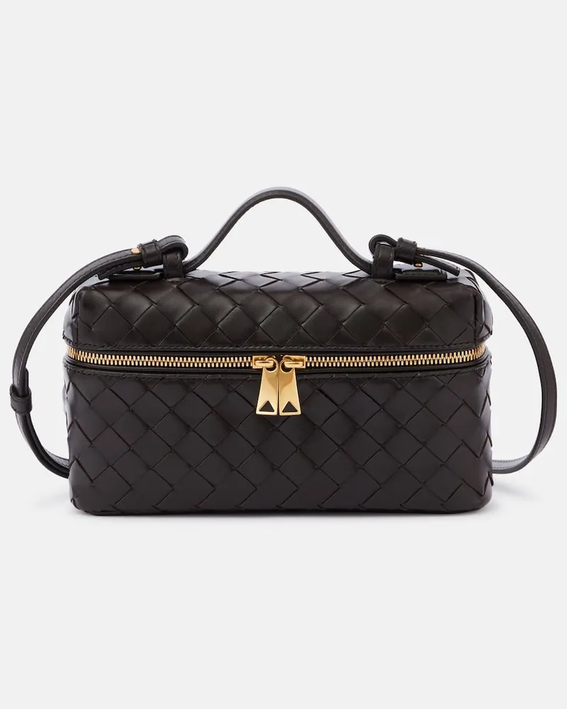 Bottega Veneta Schultertasche Bang Bang aus Leder Braun