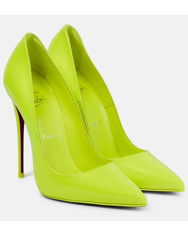 Christian Louboutin Pumps So Kate 120 aus Leder Gelb