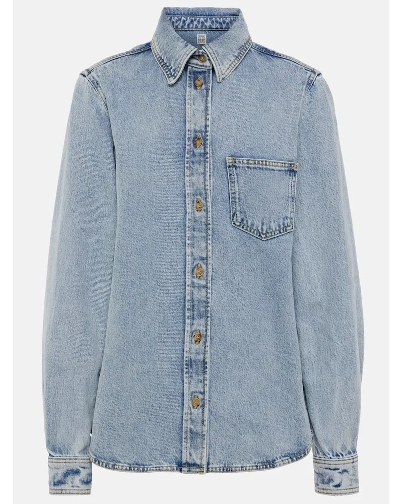 Totême Jeanshemd Blau