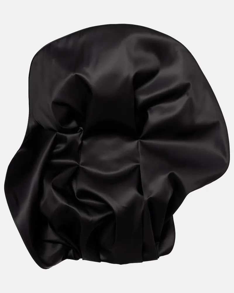 Magda Butrym Minikleid aus Organza Schwarz