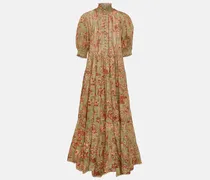 Bedrucktes Maxikleid Junie aus Baumwolle