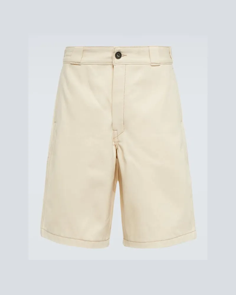 Prada Bermuda-Shorts aus Denim Neutral