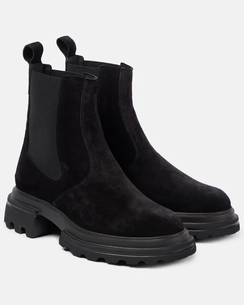 Hogan Chelsea Boots Sonia aus Leder Schwarz