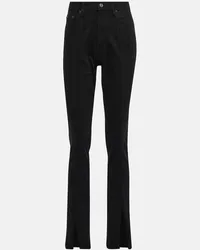 Ralph Lauren High-Rise Jeans Schwarz