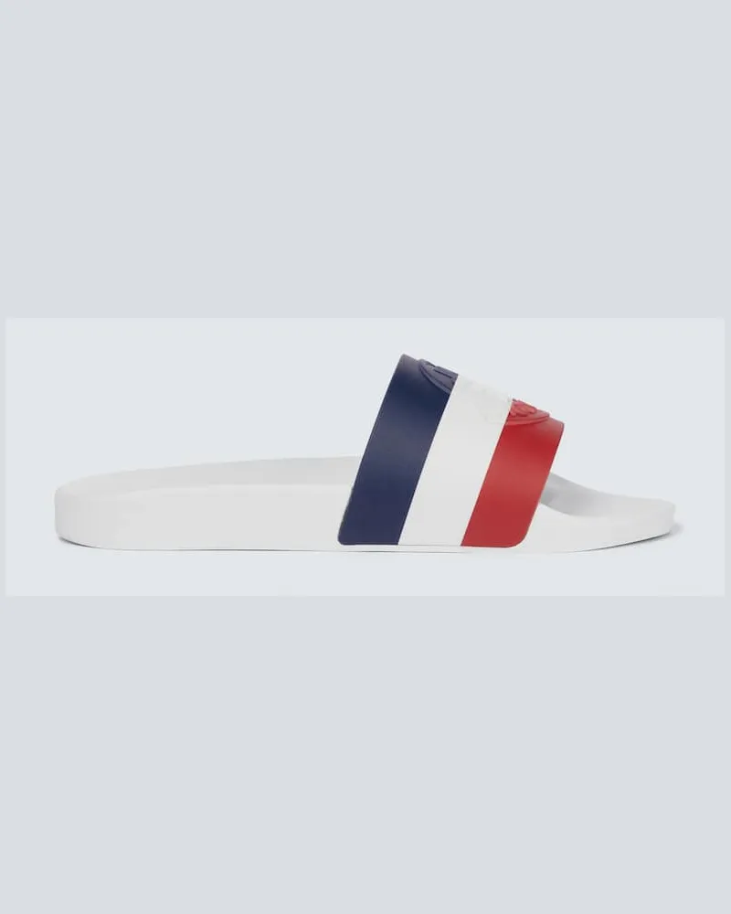 Moncler Pantoletten Basile Weiß
