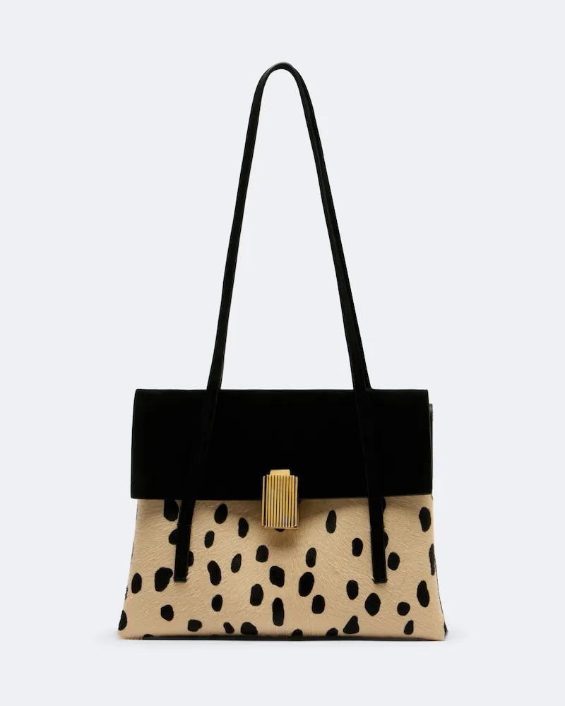 KHAITE Schultertasche Soft Blake Small Beige