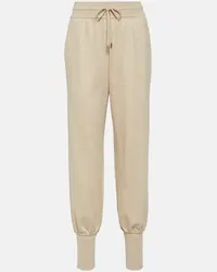 Loro Piana Jogginghose aus Kaschmir Beige