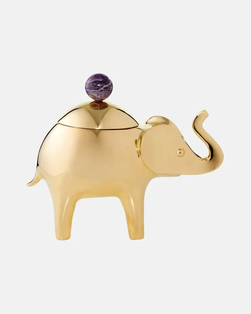 Jonathan Adler Aufbewahrungsdose Elephant Gold