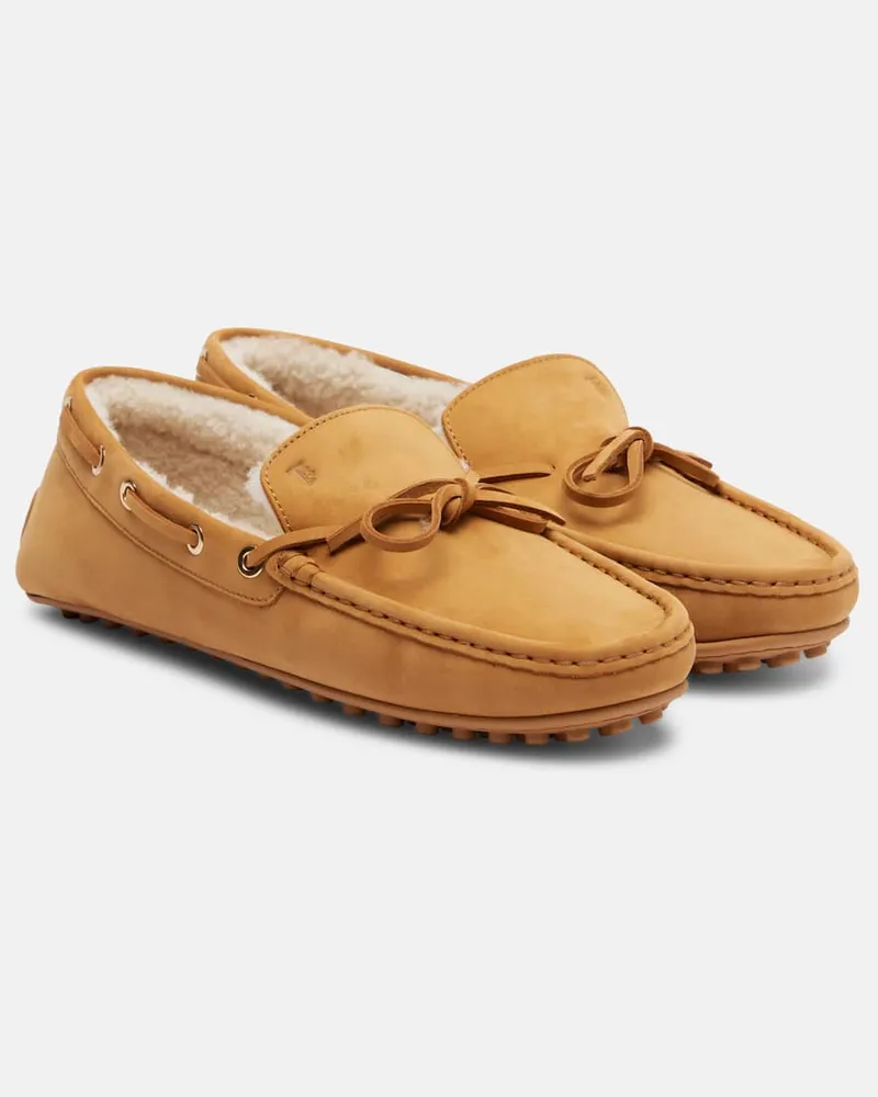 TOD'S Mokassins Winter Gommino aus Leder Braun