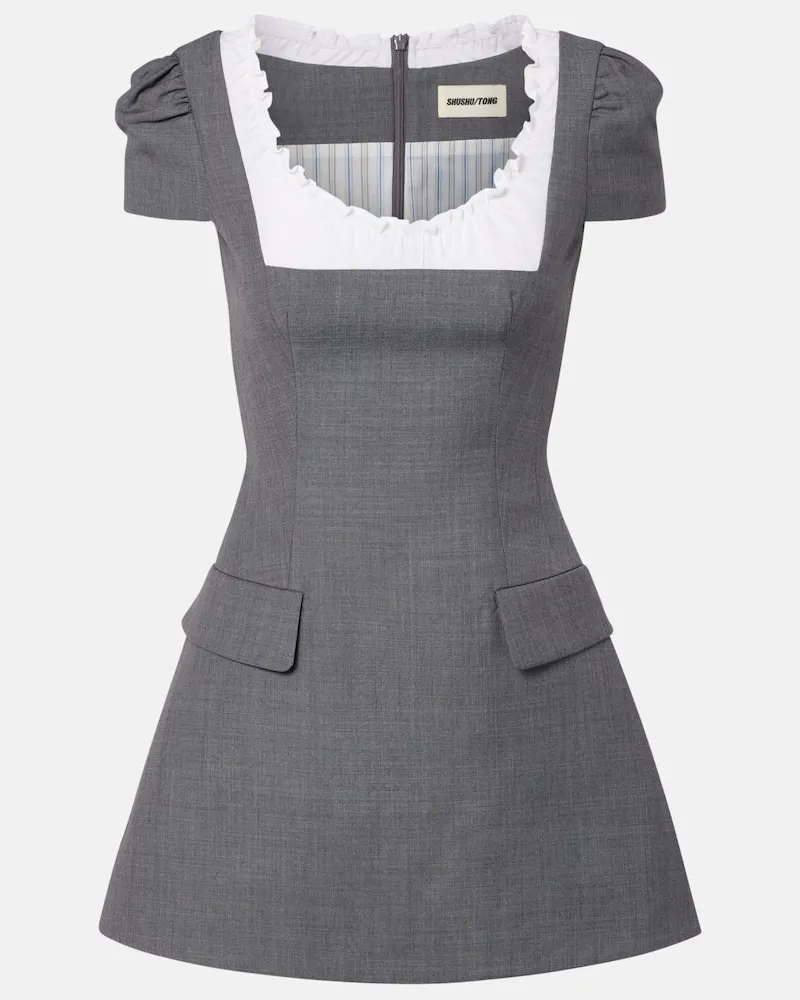 SHUSHU/TONG Minikleid Grau