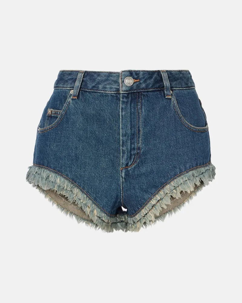 Isabel Marant Jeansshorts Eneidao Blau