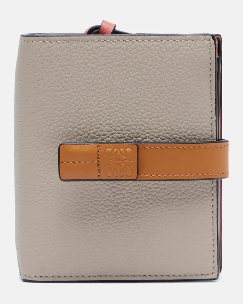 Loewe Portemonnaie aus Leder Beige