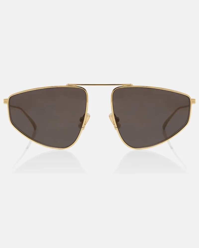 Bottega Veneta Aviator-Sonnenbrille Light Ribbon Gold