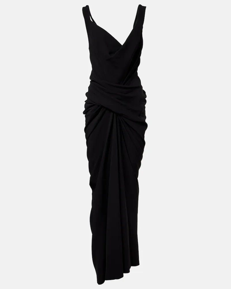 Rick Owens Maxikleid Strutter Maxikleid Schwarz
